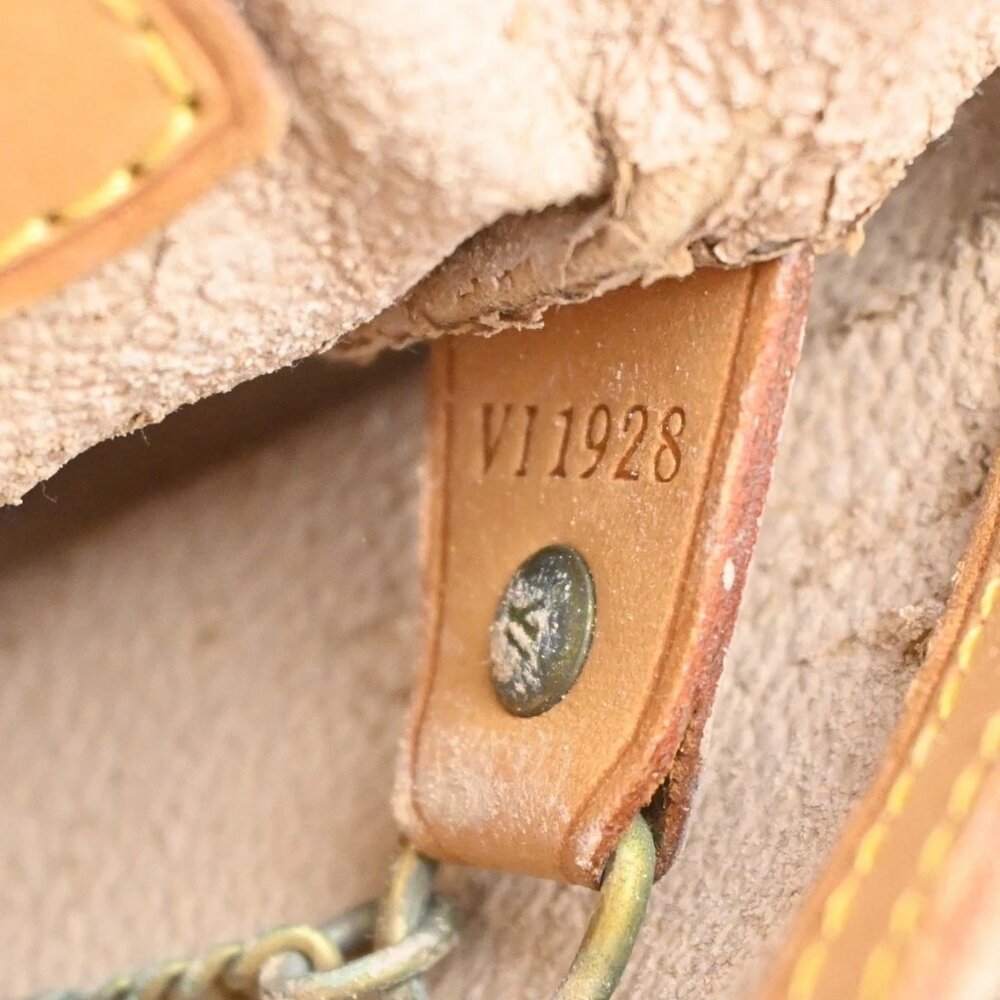 LOUIS VUITTON BUCKET PM Shoulder Tote Bag Monogram Leather Brown M42238 30AA147 - Picture 2 of 16